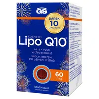 GS Koenzym lipo Q10 60 mg 60 + 10 kapslí NAVÍC