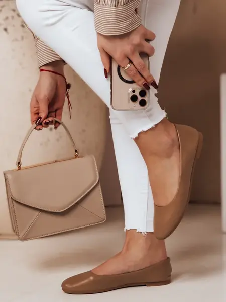 Dámske baleríny FRLINE khaki