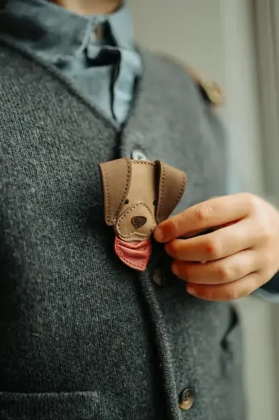 Dětská sponka Donsje Stanzen Clip Western Dog