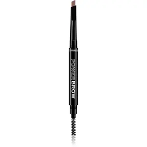 Revolution Relove Power Brow ceruzka na obočie s kefkou odtieň Brown 0,3 g