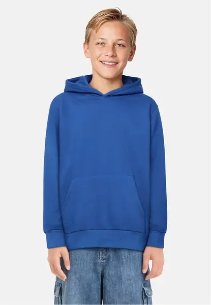 Terry blue boys' hoodie