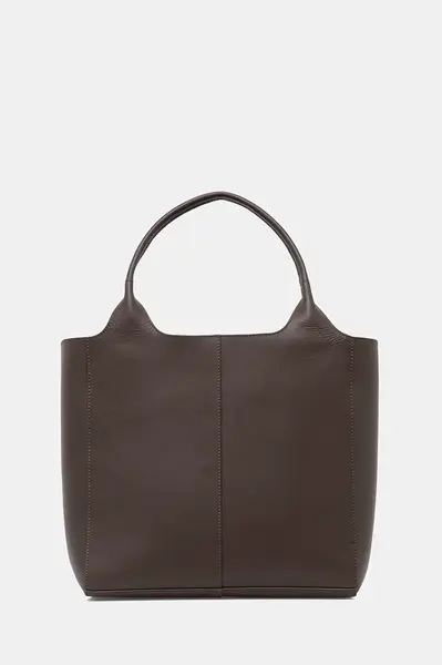 Kožená kabelka Stand Studio Lois hnědá barva, 66534-7990