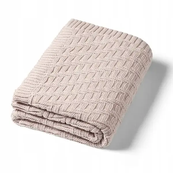 Detská bavlnená deka, 75x100cm - béžová