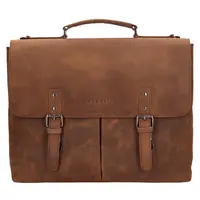 Luxusná pánska kožená aktovka Bugatti Lucan - hnedá