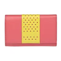 Dámská kožená peněženka Lagen Livia - růžová