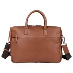 Pánská kožená taška na notebook Sparwell Support - koňak