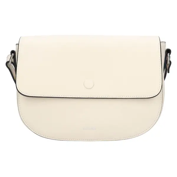 Kožená dámská crosbody kabelka Katana Amálie - krémová