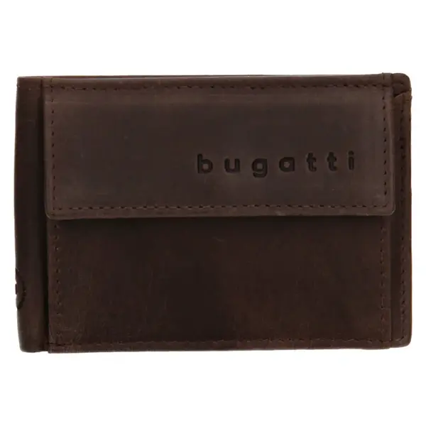 Pánská kožená dolarovka Bugatti Mauric - hnědá