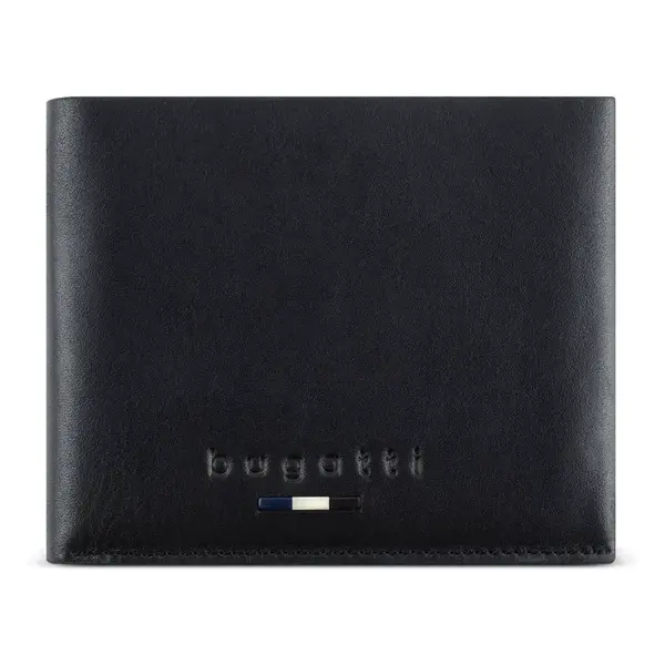 Pánská kožená peněženka Bugatti Romeo - černá