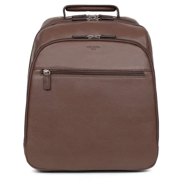 Pánsky kožený batoh Hexagona Merro - hnedá