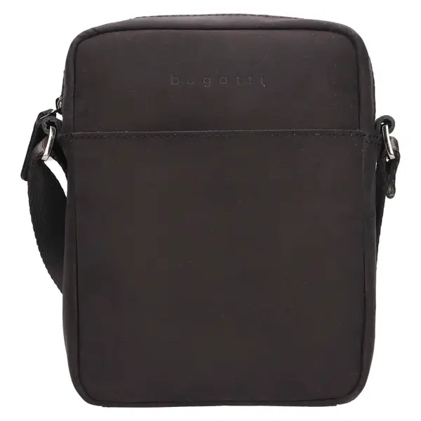Pánska kožená taška cez rameno Bugatti Jarno - čierna