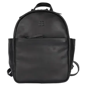 Dámsky kožený batoh Bellicci Parias - čierna