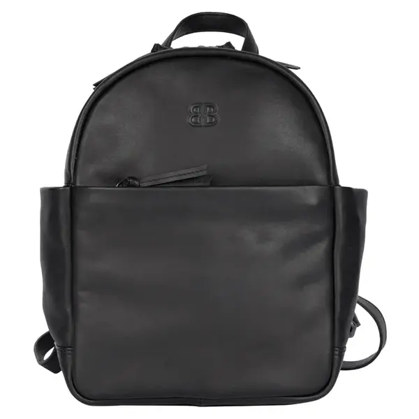 Dámsky kožený batoh Bellicci Parias - čierna