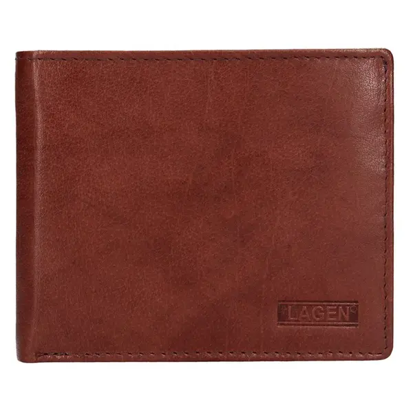 Pánska kožená peňaženka Lagen Magnus - hnedá