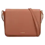 Dámska kožený kabelka Lagen Davuda - hnedá