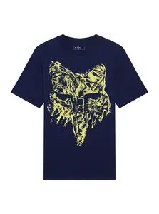 Fox dětské tričko Yth Image Print Hd SS Navy | Modrá | Velikost XL | 100% bavlna