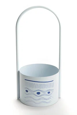Květináč home & lifestyle bílá barva