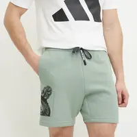 Kraťasy adidas x Mandalorian pánské, zelená barva, JI5722