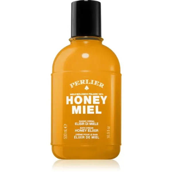 Perlier Honey Miel krémový sprchový gel a gel do koupele 500 ml