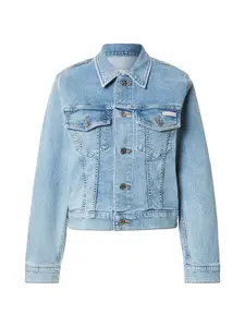 Calvin Klein Jeans Prechodná bunda 'CLASSIC'  svetlomodrá