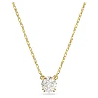 Swarovski Elegantní pozlacený náhrdelník se Swarovski krystalem Constella 5636703
