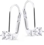 Cutie Jewellery Elegantní visací náušnice se zirkonem Z8012-50-10-X-2