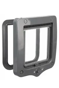 Dvířka kočka plast 2P šedá Trixie