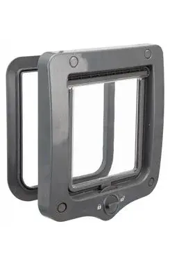 Dvířka kočka plast 2P šedá Trixie