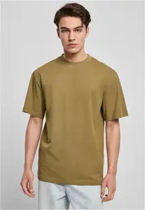Oversized tričko v olivové barvě