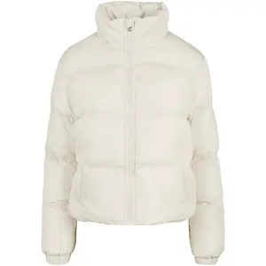 Dámská krátká broskvová bunda s bílým pískem