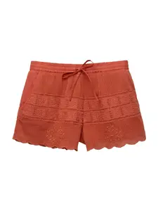 Pull&Bear Nohavice  červená