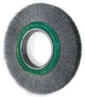 Metallkraft® Drátěný kotouč vlnitý na nerez 250 x 30, O drátu 0,2 mm