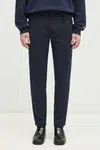 Kalhoty Paul Smith pánské, tmavomodrá barva, jednoduché, M1R-056Z-N02382