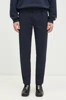 Kalhoty Paul Smith pánské, tmavomodrá barva, jednoduché, M1R-056Z-N02382
