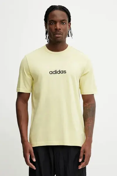 Bavlněné tričko adidas Essentials Linear