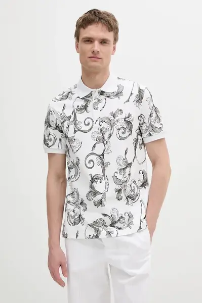 Bavlněné polo tričko Versace Jeans Couture