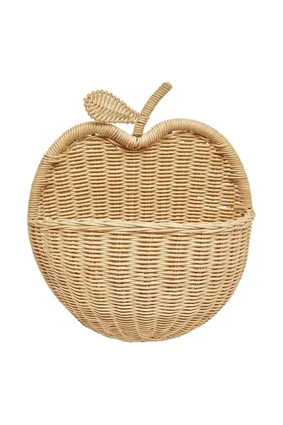 Nástěnný úložný koš OYOY Wall Basket Apple