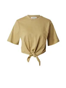 EDITED Tričko 'Domenica'  hnedá