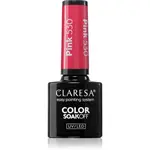 Claresa SoakOff UV/LED Color Rainbow Explosion gelový lak na nehty odstín Pink 530 5 g