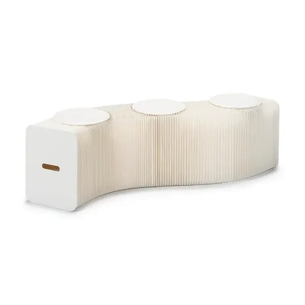 Rozkládací sedací nábytek Palais Royal 42 - 220 cm bílá barva