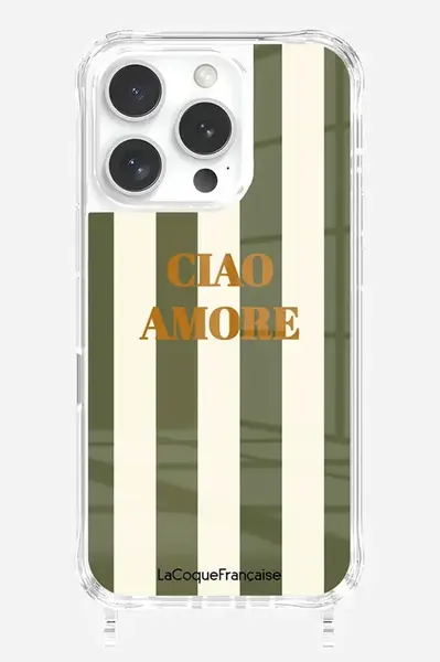 Obal na telefon LaCoqueFrançaise iPhone 16 Plus zelená barva