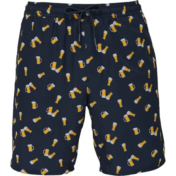 AQUOS MALS Pánske plavecké šortky, tmavo modrá, veľkosť