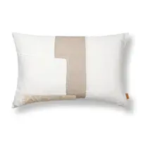Dekorativní polštář ferm LIVING Part bílá barva