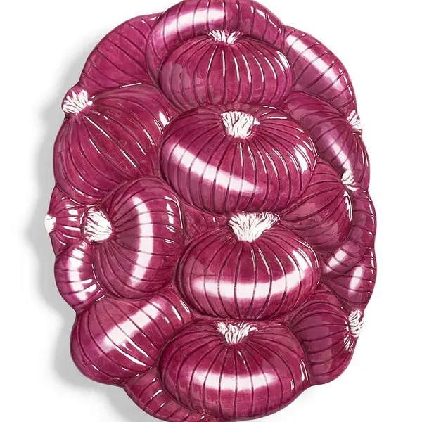 Servírovací talíř &k amsterdam legume onion fialová barva
