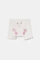 Dětské bavlněné šortky United Colors of Benetton růžová barva, s aplikací, 3MI5A900H