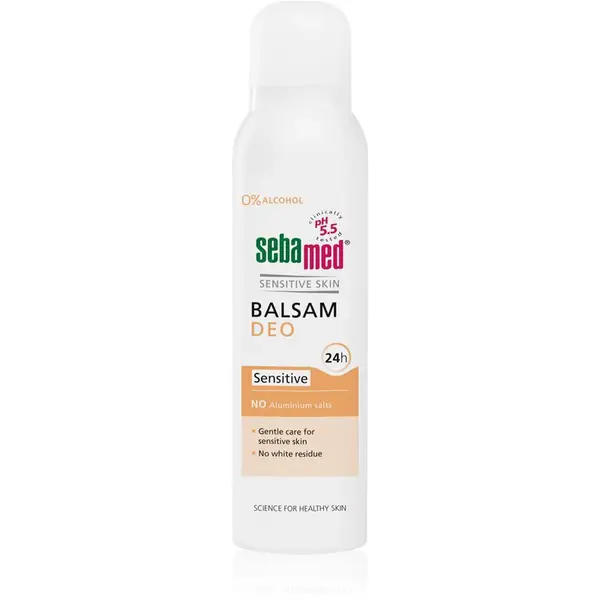 Sebamed Body Care Balsam Deo dezodorant bez alkoholu a obsahu hliníka pre citlivú pokožku Sensitive 150 ml