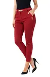 M.Sara dámské chino kalhoty s páskem