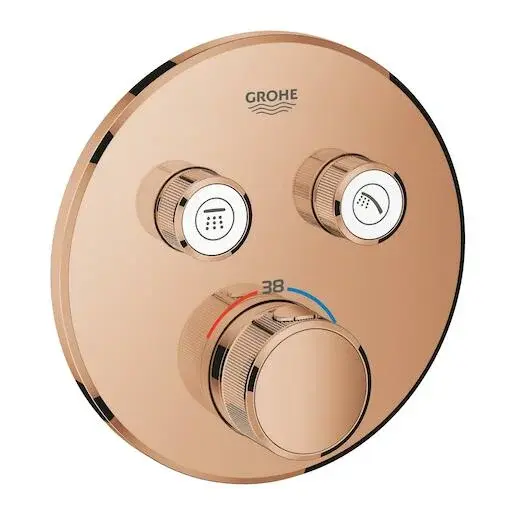 Sprchová batéria GROHE Grohtherm Smartcontrol bez podomietkového telesa Warm Sunset 29119DA0