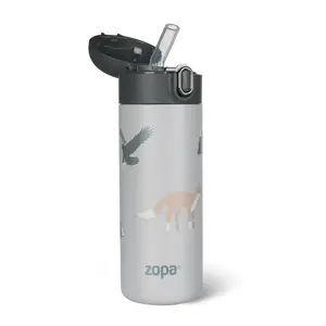 Zopa Termoska na tekutiny s brčkem 400 ml, Mountains 3