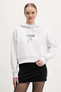 Guess Jeans  mikina s kapucňou dámska bavlnená